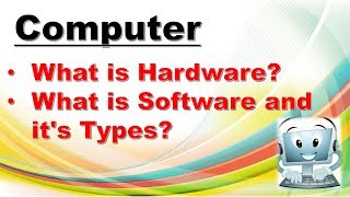What is Hardware, Software and it's types