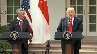 Trump Calls Relations With Singapore 'Robust'