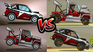 Hill Climb Racing VS Hill Climb Racing 2 - Racing Truck Rally Car Paints