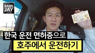 한국운전면허증 호주 사용법 + 호주에서 운전을 꼭 해야만 하는 이유