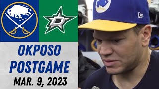 Kyle Okposo Postgame Interview vs Dallas Stars (3/9/2023)