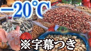 【極寒中国市場#2】売り方がワイルドすぎる！  字幕つき