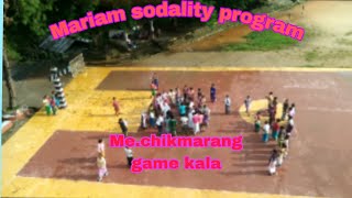 Mariam sodality programo game kala