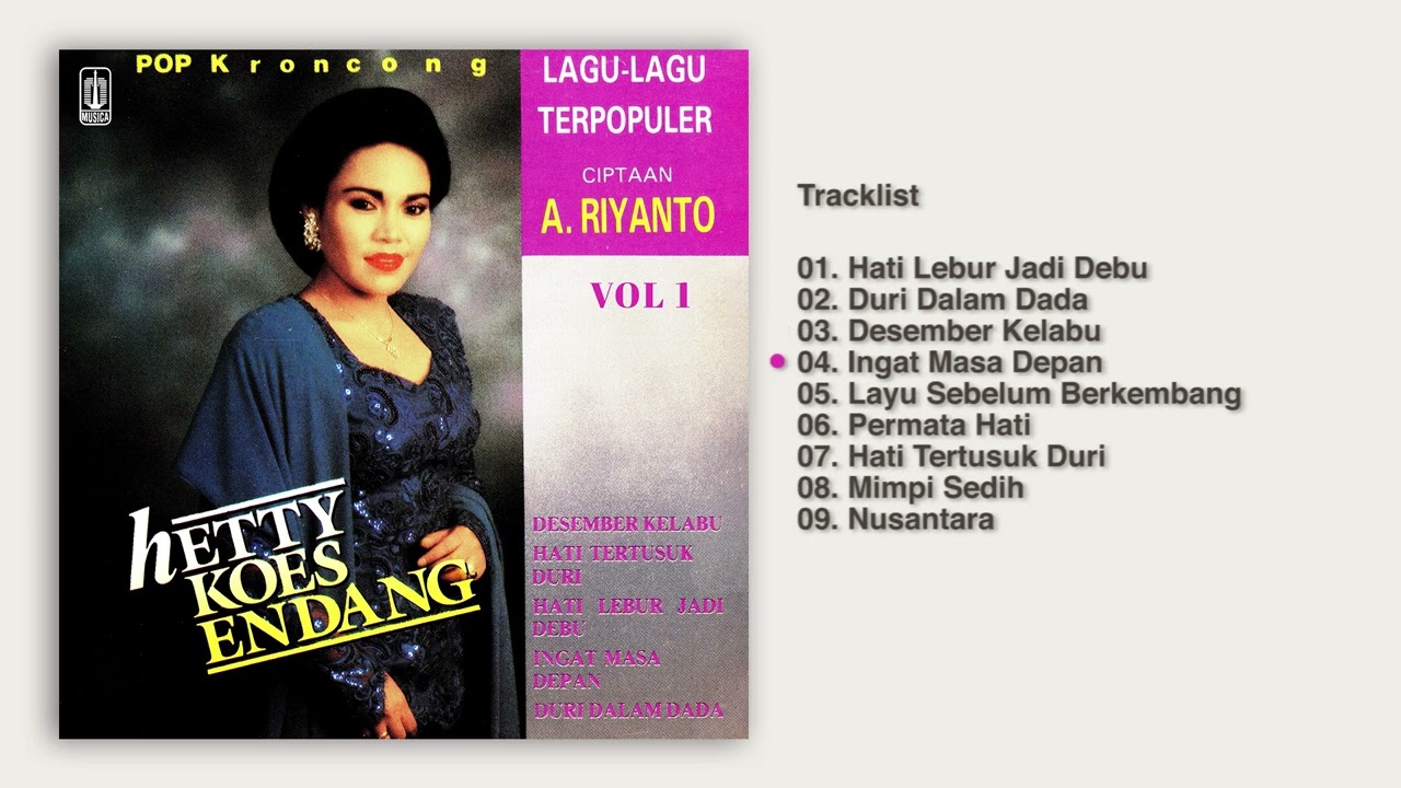 Hetty Koes Endang - Album Pop Keroncong A Riyanto Vol. 1 | Audio HQ ...