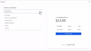 Shift4 Dine Customer Hub: Perform Refund and Tip Adjustments