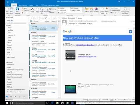 How to archive emails on Outlook 2013 and 2016 How to archive emails on Outlook 2013 and 2016