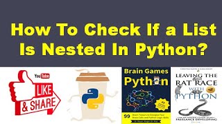 How To Check If a List Is Nested In Python?