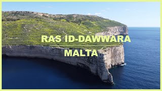 Ras Id-Dawwara, Malta 🇲🇹 | Epic Aerial Views of Breathtaking Cliffs \u0026 Scenic Coastline