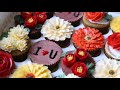 สอนบีบเกสรดอกไม้ วิธีบีบดอกกุหลาบ how to buttercream rose flower yingflowercake