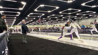 USA Fencing 2024 March NAC Cadet Men’s Foil Pools vs Xie