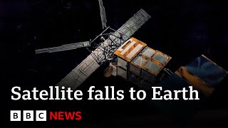 Pioneering European ERS-2 satellite falls to Earth over Pacific | BBC News