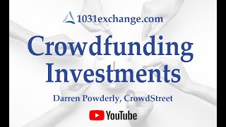 Crowdfunding for Real Estate... And How CROWDSTREET is Here to Help!