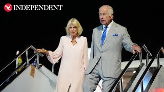 Watch Again: King Charles and Queen Camilla arrive in Samoa