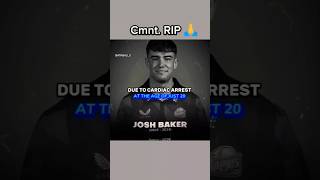 RIP JOSH BAKER 🙏.   #joshbaker #cricket #viral #rip