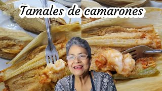 Sabrosos Tamales de camarones sin bigotes 😋 🦐🫔| Cocina tutuli