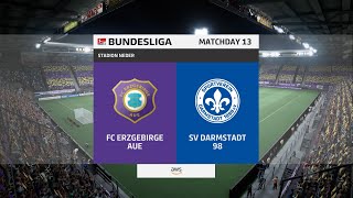 FIFA 22 | FC Erzgebirge Aue vs SV Darmstadt 98 - 2. Bundesliga | Gameplay
