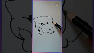 Desenhando um gatinho fofo facil
