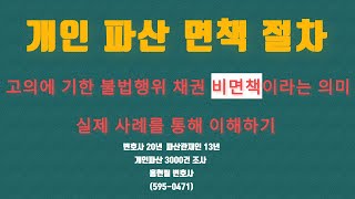 채권자가 파산절차 진행중 채무자를 형사고소하여 처벌시킨 사례