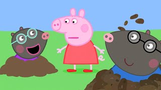 Peppa Pig's New Friend Molly Mole is Digging at the Sandpit