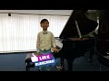 abrsm grade 8 piano 2023 2024 performance exam *141 distinction* anso @ 9 years old