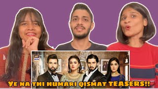 Yeh Na Thi Hamari Qismat - All Teasers | Nabeel ShaukatAli & Yashal Shahid | WhatTheFam Reactions!!!