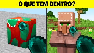 O Que tem Dentro do MOBS e BLOCOS no Minecraft ?