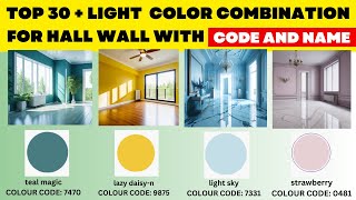 Top 30+ Light Color Combination For Hall/Livingroom paint color 2024| Hall Colour Ideas Asian Paints