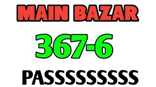 MAIN BAZAR 03-02-2025 OPEN PASS JODI RUNNING #SATTAMATKAKALYAN #MAINBAZAR