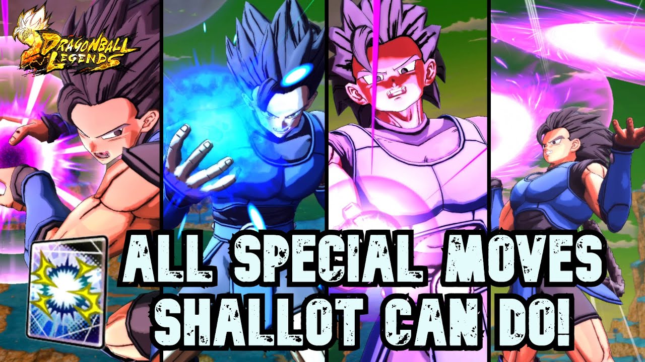 All Special Moves Shallot Can Use! - Dragon Ball Legends |Part 3| - YouTube