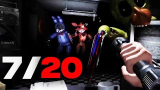 COMPLETING 7/20 Fnaf 2 Reimagined Roblox