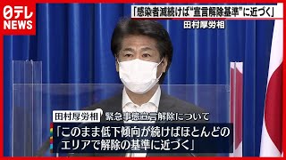 【緊急事態宣言】感染者減続けば“解除基準”近づく～厚労相