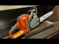 donny walkers chainsaws running in hunter mikes 550 husky