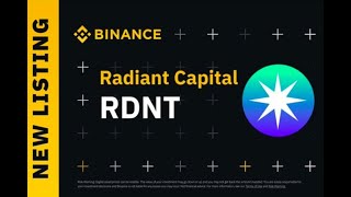 Листинг RDNT Первые секунды криптовалюта  Radiant Capital