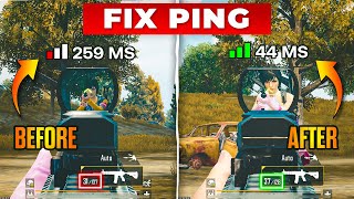 NEW 20 MS TRICK TO PLAY LAG FREE IN PUBG/BGMI | CONSTANT 20 PING TIPS AND TRICKS