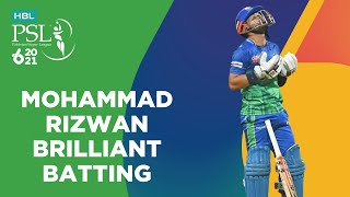 Mohammad Rizwan Brilliant Batting | Peshawar Zalmi vs Multan Sultans | Match 21 | HBL PSL 6 | MG2T