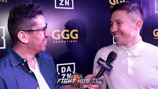 GENNADY GOLOVKIN "I DONT KNOW WHO WILL WIN...CANELO VS JACOBS IS A VERY TOUGH FIGHT!"