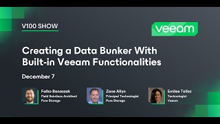 Creating a Data Bunker with Built-in Veeam Functionalities