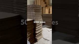 5,000 boxes in process #trending #manufacturing #indianbusiness #smallbusiness #box #free #india