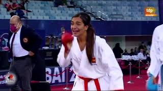 María Torres(Spain) vs Shaaban Okila(Egypt) World Karate Championship Dubai 2021 Female Kumite +68kg