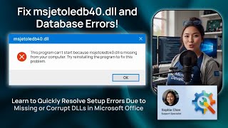 Fix msjetoledb40.dll and Database Errors!