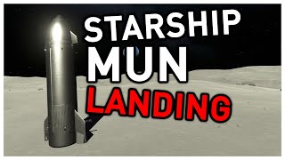 KSP 2 - Landing STARSHIP on the Mun!