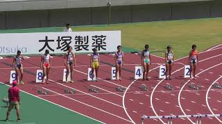 H30　三重インターハイ　女子七種競技100mH　5組