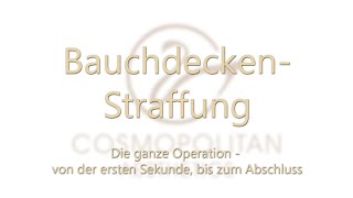 Bauchdeckenstraffung - Die komplette Operation mit Dr. Boorboor