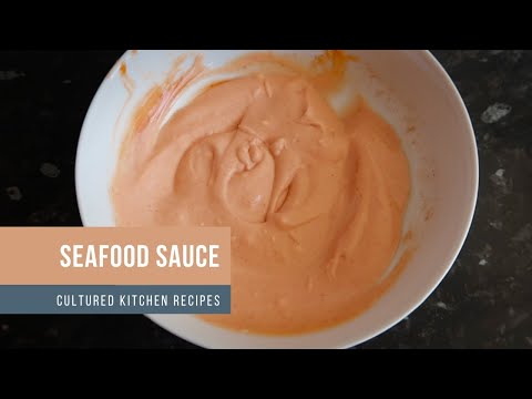 What is seafood cocktail sauce made of?