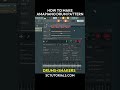 Amapiano Drum pattern FL Studio tutorial  #musicproducer #amapianotutorial