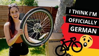 WHY ARE GERMANS SO CRAZY ABOUT BIKES?! | HIMIWAY E-BIKE 🚲 UNBOXING \u0026 NEIGHBOURHOOD TOUR