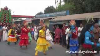 Kerala Traditional Mudiyatt, Kavadi, Chendamelam Tripunithura Temple Ghoshayathra