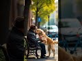 golden retriever hero stops speeding car to save elderly cyclist unbelievable rescue