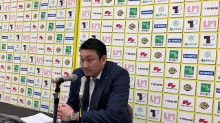 2019年2月3日(日) 千葉ジェッツ戦 試合後の安齋HC 記者会見