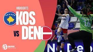 Kosovo vs Denmark | HIGHLIGHTS | Round 2 | Women's EHF EURO 2024 Qualifiers